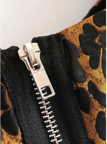 Leopard Puff Sleeve Top - ggfiona