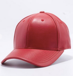 Leather Baseball Hat - ggfiona