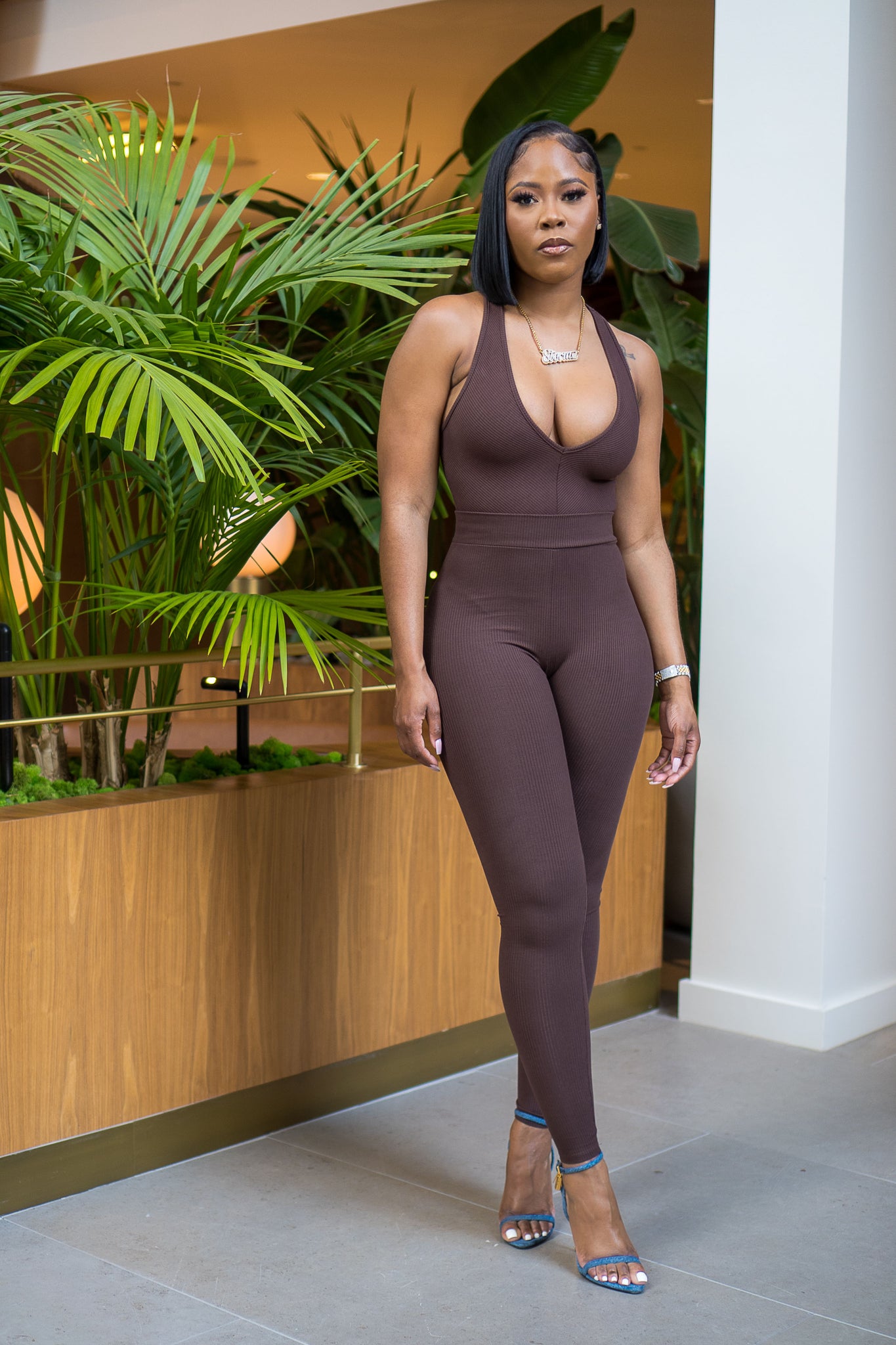 Chocolate Snatched Leggings - ggfiona