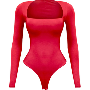 GG  Red Basic Body Suit - ggfiona
