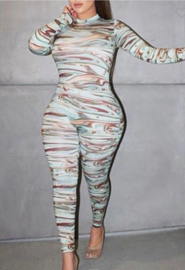 Abstract Marble Jumpsuit - ggfiona