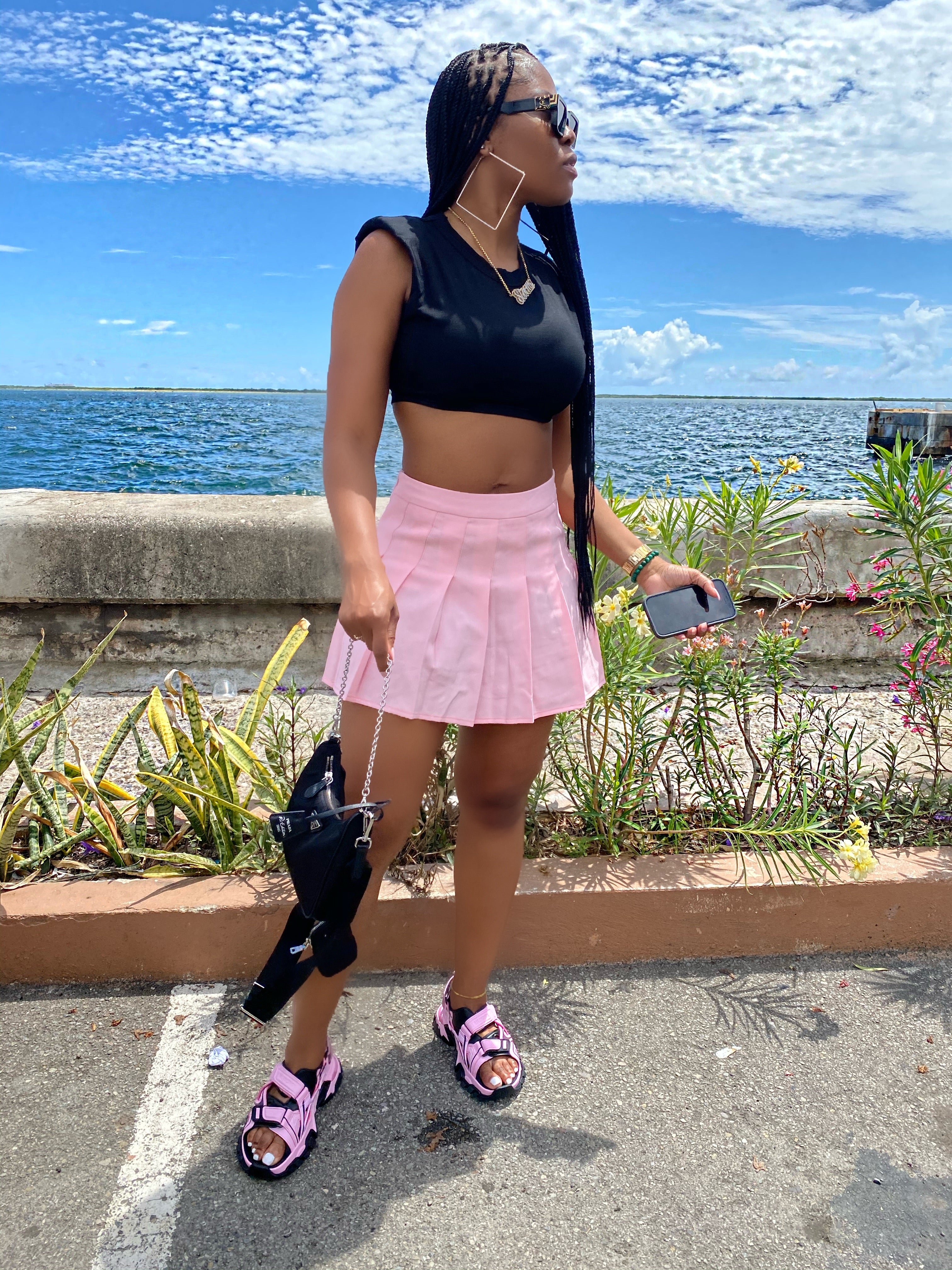 Pink Serena tennis skirt 3-5 days - ggfiona