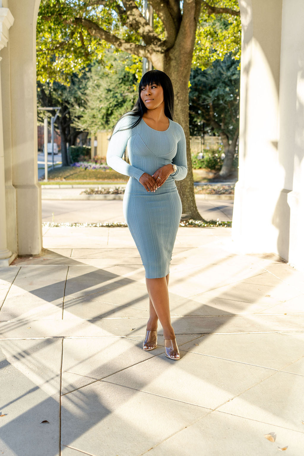 ocean blue dress Kyra Midi ~ Our strapless mermaid gown is sure to bring out the best in you for any special event and command attention wherever you go Roselle Ocean Blue Dress S