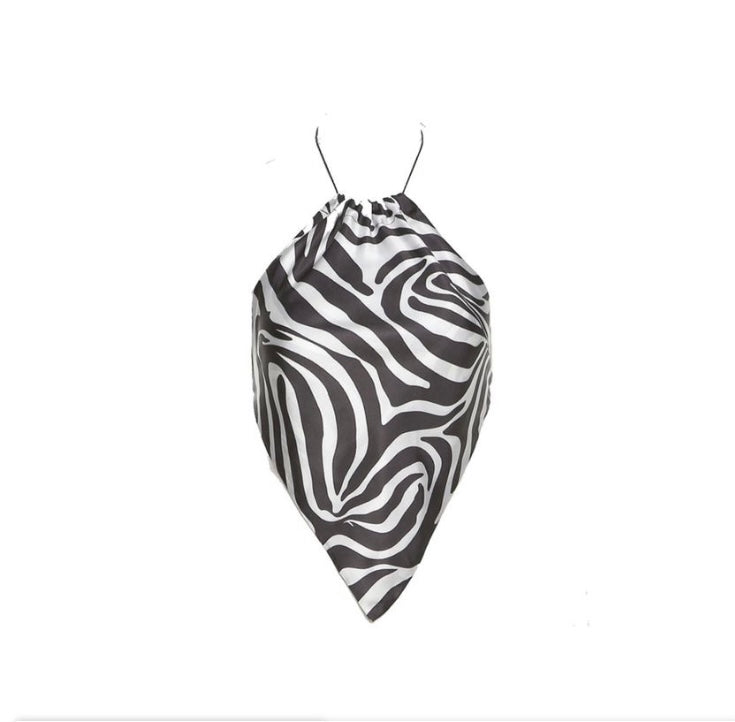 Zebra scarf Top - ggfiona